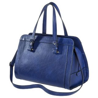 Merona Satchel Handbag with Removable Crossbody Strap   Blue