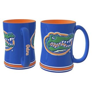 Boelter Brands NCAA 2 Pack Florida gators Sculpted Relief Style Coffee Mug  