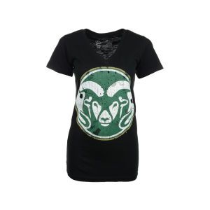 Colorado State Rams NCAA Womens Max Antique Vneck T Shirt