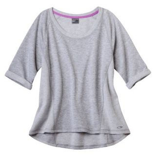 C9 by Champion Womens Yoga Layering Top   Heather Grey S