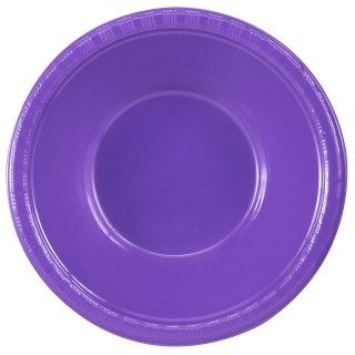 Perfect Purple (Purple) Plastic Bowls