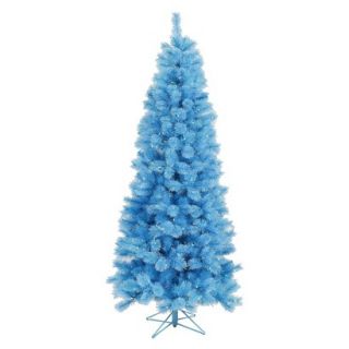 7.5 Pre Lit Baby Blue Cashmere Dura Lit Tree   Blue Lights