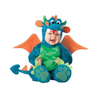 Dinky Dragon Infant/Toddler Costume, Green/Blue, Boys