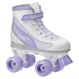 Girls Roller Derby Firestar Quad Skate   Lavender/ White   Size 3