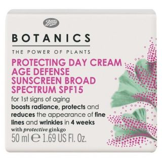 Boots Botanics Age Defense Protecting Day Cream SPF15   1.69 oz