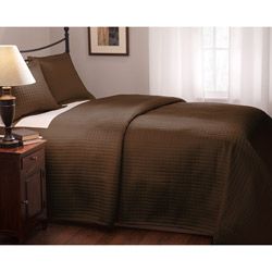 Enmark Trading Inc. Roxbury Park Quilted King Size Chocolate Coverlet Multi Size King