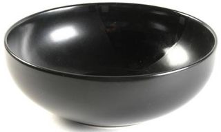 Mikasa Synergy Black Soup/Cereal Bowl, Fine China Dinnerware   Black Body,Matte
