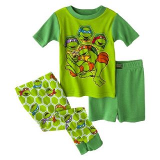 Teenage Mutant Ninja Turtles Toddler Boys 3 Piece Short Sleeve Pajama Set  