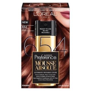 LOreal Paris Superior Preference Mousse Absolue Reusable Hair Color   654