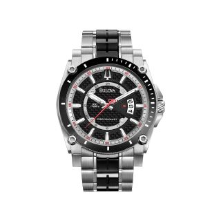 Bulova Precisionist Mens 30ATM Two Tone Bracelet Watch