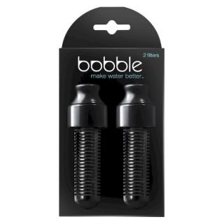 Bobble Water Bottle Filters   Black (2 Pack)