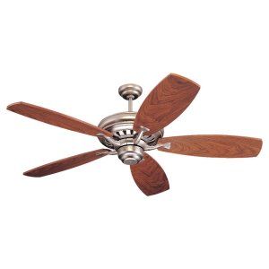 Monte Carlo MON 5MXBP Brushed Pewter Maxima  5 Blade No Blades Ceiling Fan