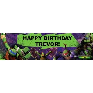 Nickelodeon Teenage Mutant Ninja Turtles   Personalized Banner