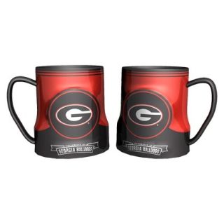 Boelter Brands NCAA 2 Pack Georgia Bulldogs Game Time Coffee Mug   Black (20 oz)