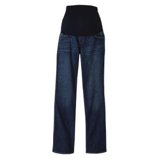 Liz Lange for Target Maternity Over the Belly Bootcut Denim Jeans   Blue Wash 8S