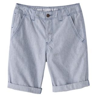 Mossimo Supply Co. Mens Cuffed Shorts   Amparo Blue 28