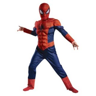 Boys Ultimate Spider Man Muscle Light Up Costume