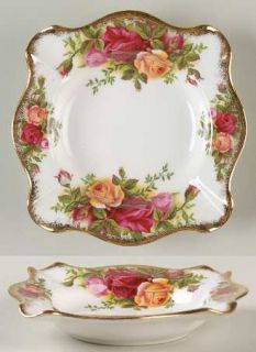 Royal Albert Old Country Roses 4 Ashtray, Fine China Dinnerware   Montrose Shap