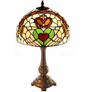 Warehouse Of Tiffany style King Of Hearts Table Lamp