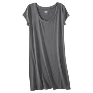 Mossimo Supply Co. Juniors T Shirt Dress   Dark Gray S