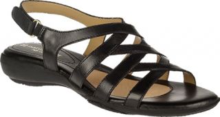 Womens Naturalizer Cadence   Black Leather Sandals