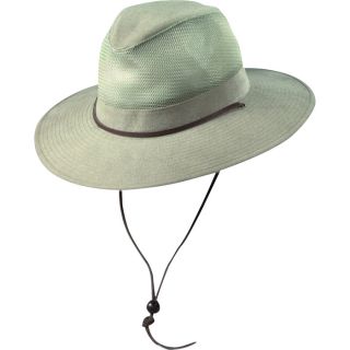 Cotton Vented Outback Hat   Khaki, Medium, Model 864M