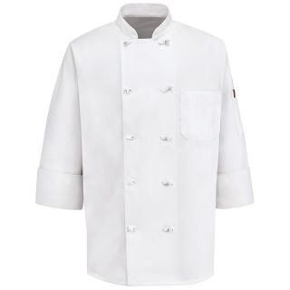 Chef Designs Executive Chef Coat, White