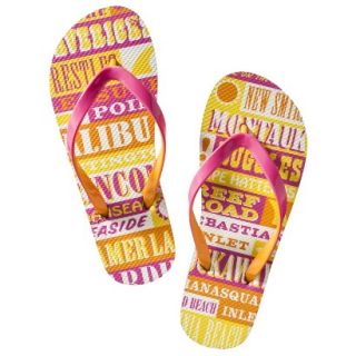 Womens Limited Edition Mossimo Supply Co. Flip Flop Sandal  Hot Pink 6
