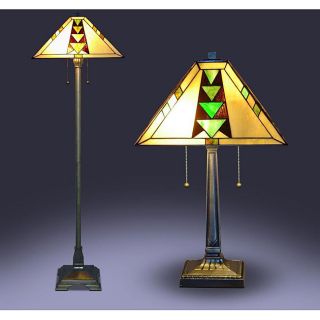 Tiffany style Mission Lamps (set Of 2)