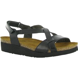 Naot Womens Bernice Black Raven Sandals, Size 37 M   4428 B08