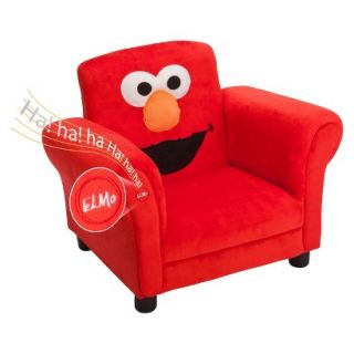Kids Upholstered Chair Sesame Street Upholstered Chair with Sound   Elmo Giggle