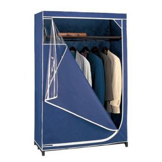 Neu Home Deluxe Portable Wardrobe Storage   Blue