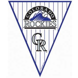 Colorado Rockies Baseball Pennant Banner