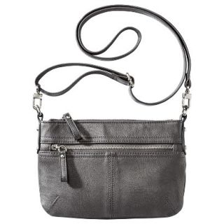 Merona Crossbody Handbag with Removable Shoulder Strap   Gray