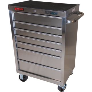 Waterloo 27 Inch 7 Drawer Stainless Steel Bottom Toolbox   27 Inch W x 18 Inch