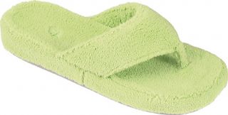 Womens Acorn New Spa Thong   New Lime Slippers