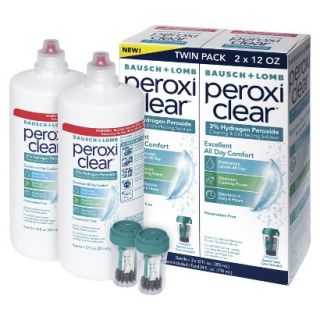 Bausch & Lomb Twin Pack PeroxiClear Lens Solution   24 oz