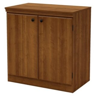 Storage Cabinet South Shore Morgan Storage Cabinet   Red Brown (Cherry)