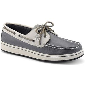 Sperry Top Sider Mens Sperry Cup 2 Eye Grey Off White Shoes, Size 13 M   1049873