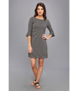 Three Dots Shift Dress w/ Ruffle Sleeves Womens Dress (Gray)