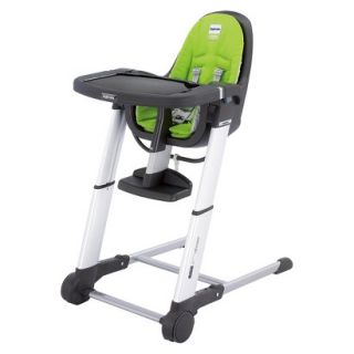 Zuma Gray Highchair   Lime Green