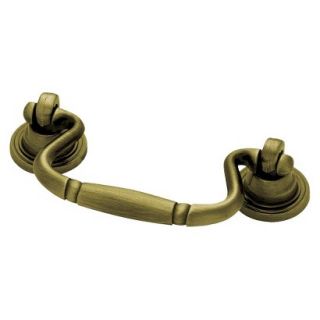 Liberty Hardware 64 mm Bail Pull   Antique Brass (Set of 2)