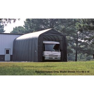 ShelterLogic Peak Style Instant Garage   44ft.L x 15ft.W x 16ft.H, Model 95943