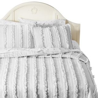 Simply Shabby Chic Ruffle Quilt   White(Queen)