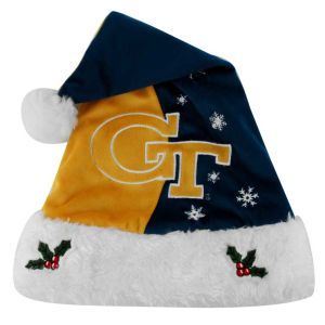 Georgia Tech Yellow Jackets Forever Collectibles Team Logo Santa Hat