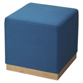 Ottoman RE Cube Ottoman Blue