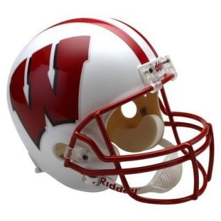 Riddell NCAA Wisconsin Deluxe Replica Helmet   White