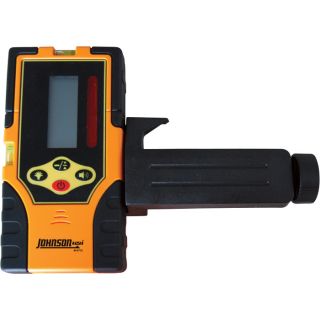 Johnson Level & Tool Two Sided Laser Detector with Clamp for Rotating Lasers,