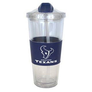 Boelter Brands NFL 2 Pack Houston Texans No Spill Tumbler with Straw   22 oz