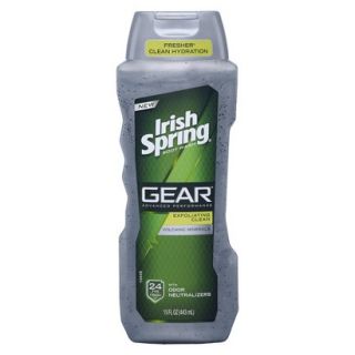 Irish Spring GEAR Exfoliating Clean Body Wash   15 oz